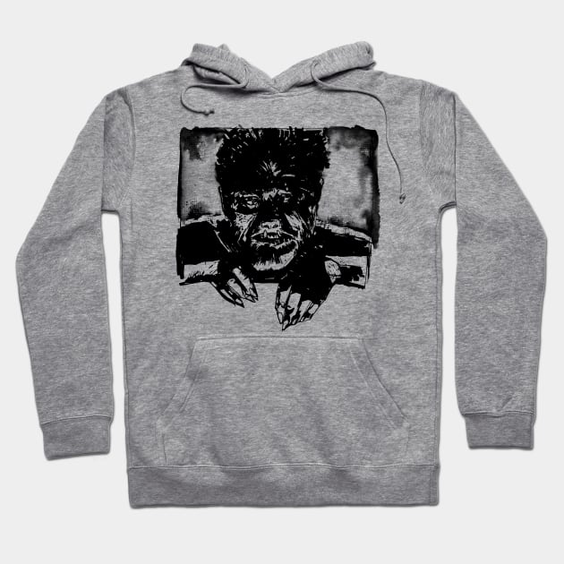 The Wolf Man Hoodie by BertoMier